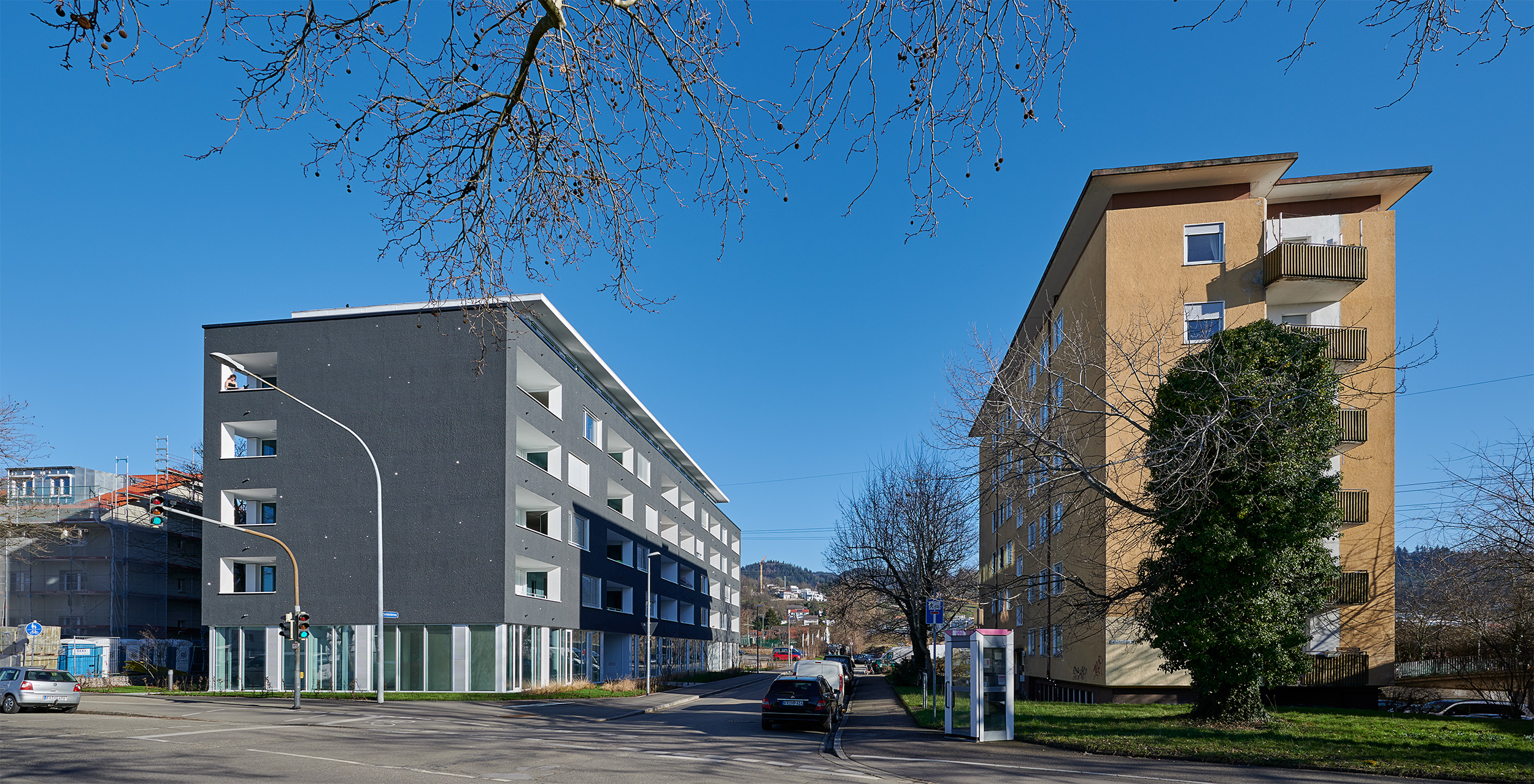 Blick von Lörracher Straße