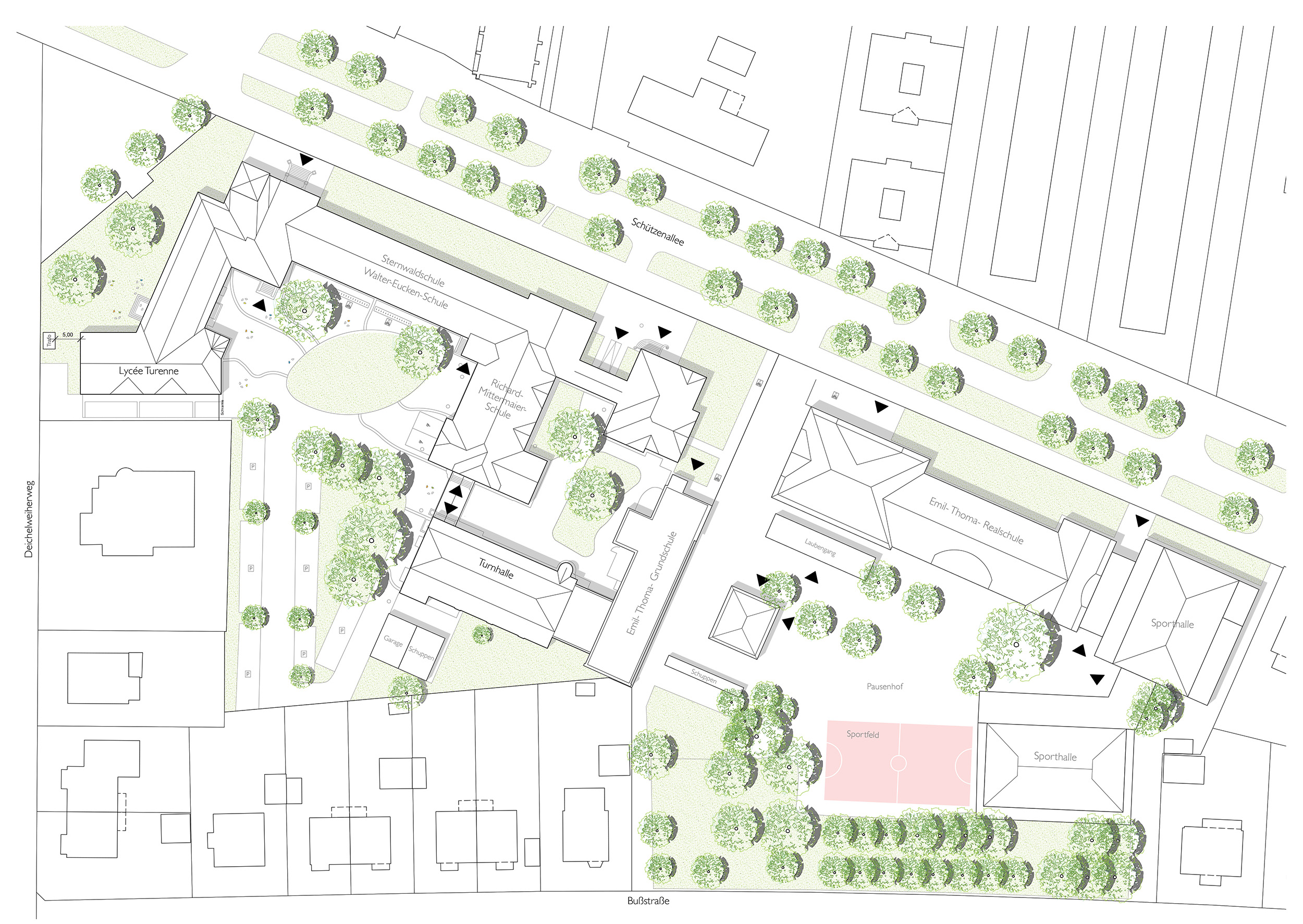 Lageplan Campus