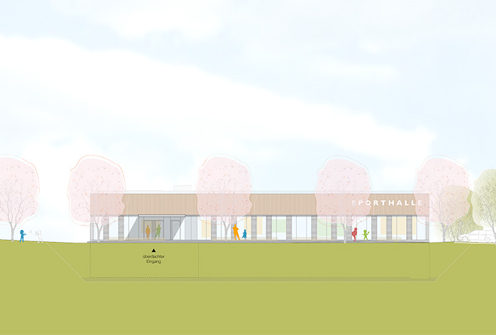 Dreifeldsporthalle Zinzendorfschule Königsfeld